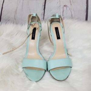 White House Black Market blue Heels Size 10
